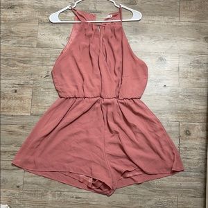 Blush pink romper